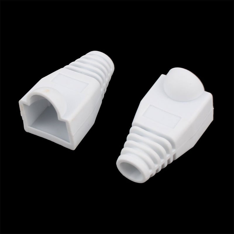 YIOVVOM Soft Plastic Ethernet RJ45 Cable Connector Boots Cover Strain Relief Boots CAT5 CAT5E CAT6 CAT6E 100PCS - Image 2